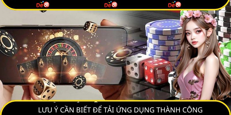 Tải và cài đặt ứng dụng cần quan tâm tới một số những lưu ý